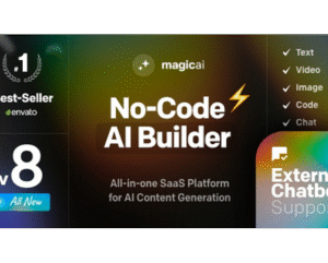 MagicAI - OpenAI Content, Text, Image, Video, Chat, Voice, and Code Generator as SaaS
